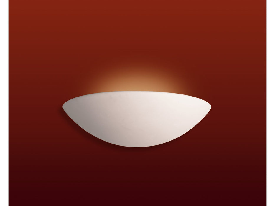Ceramic Wall Light - Unglazed - Smooth - 330mm