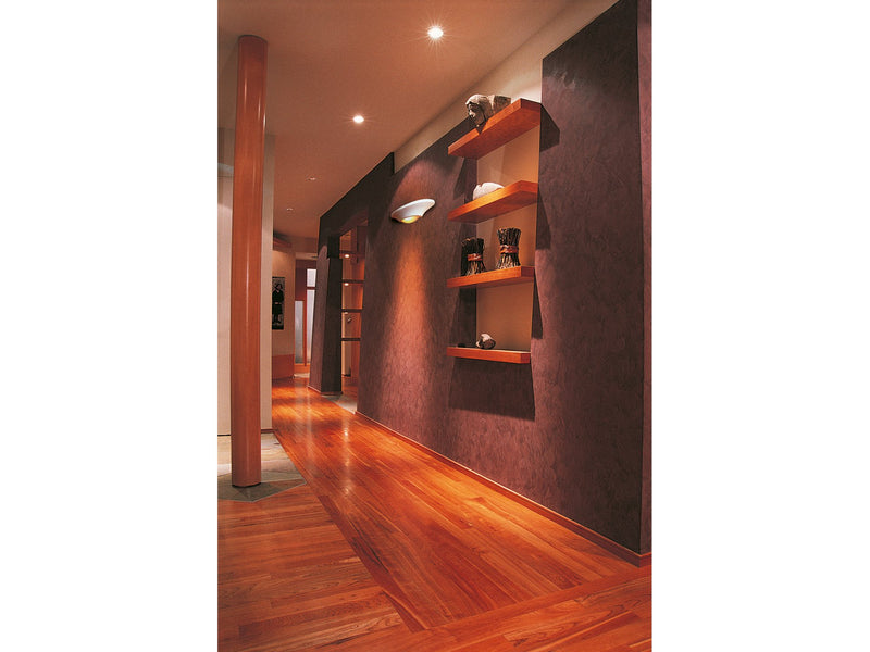 Ceramic Wall Light - Unglazed with Acid White Glass - 370mm