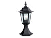 6 Panel Lantern - Pillar - Black