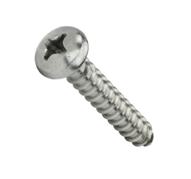M5 Pan Head Self Tapping Screw For Handrail Brackets S/S 316 20mm long