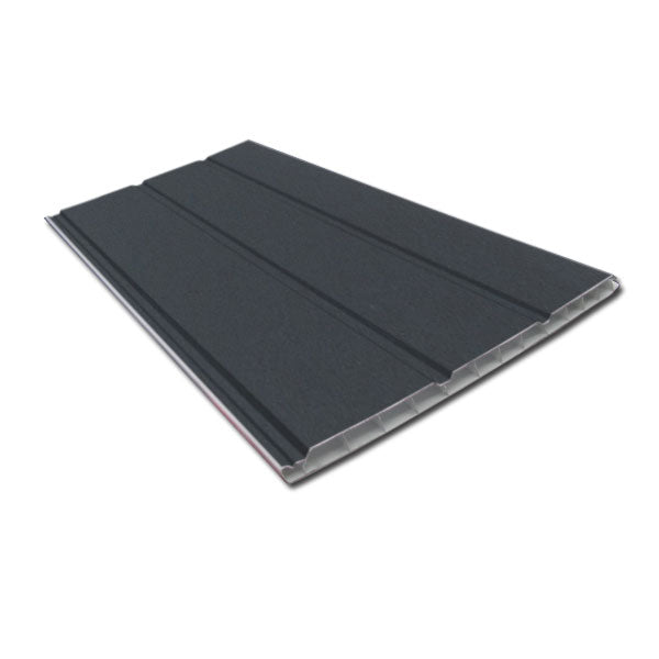 Dark Grey Smooth Hollow Soffit