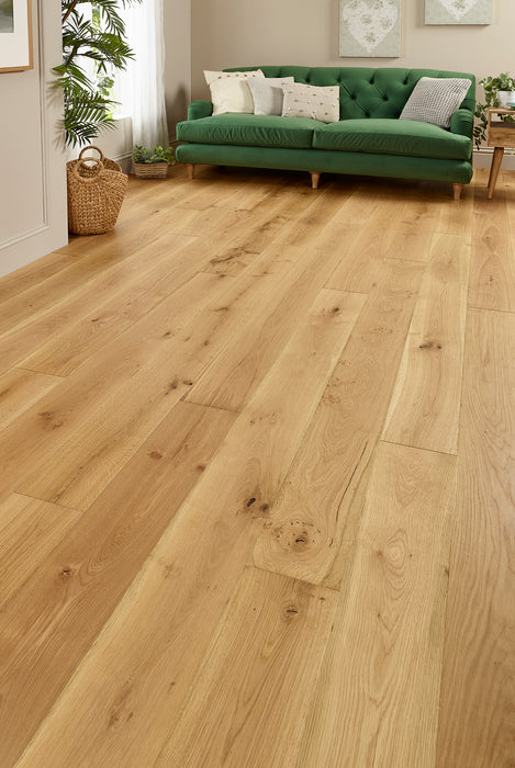 20mm Natural Brushed & Oiled Engineered Oak