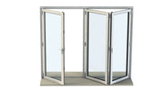 2000mm Origin Hipca White Gloss Aluminum Bifold - 3 Section