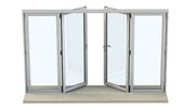2000mm Origin Black Aluminum Bifold - 4 Section - Home Build Doors