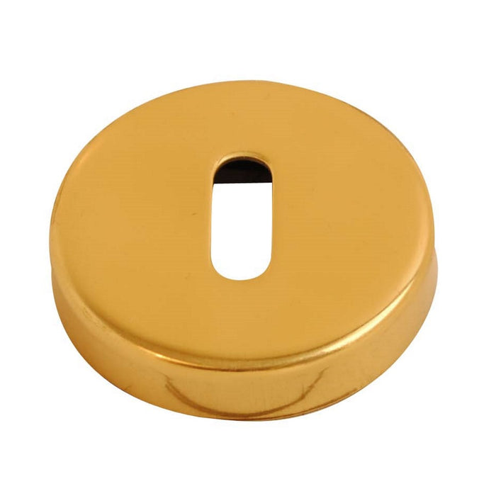 Escutcheon - Keyhole Brass