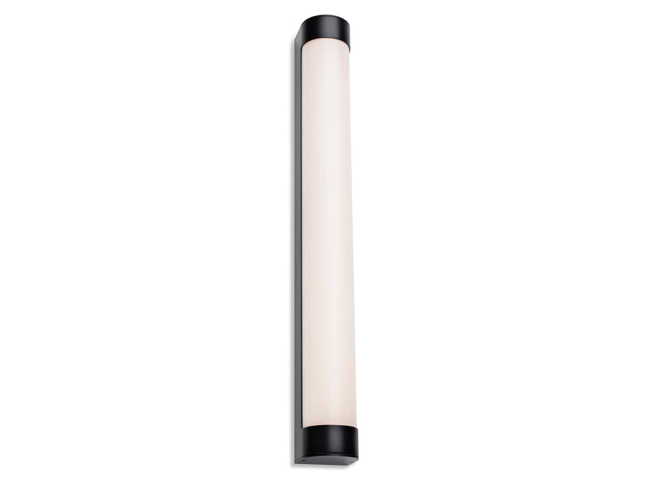 Lima LED Wall Light - 600mm - Black with Opal White Polycarbonate Diffuser