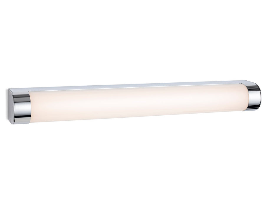 Lima LED Wall Light - 600mm - Chrome with Opal White Polycarbonate Diffuser