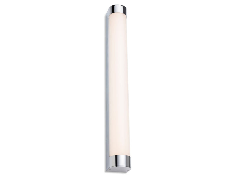 Lima LED Wall Light - 600mm - Chrome with Opal White Polycarbonate Diffuser