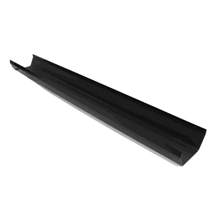 Black Square Gutter 114mm (2m Length)