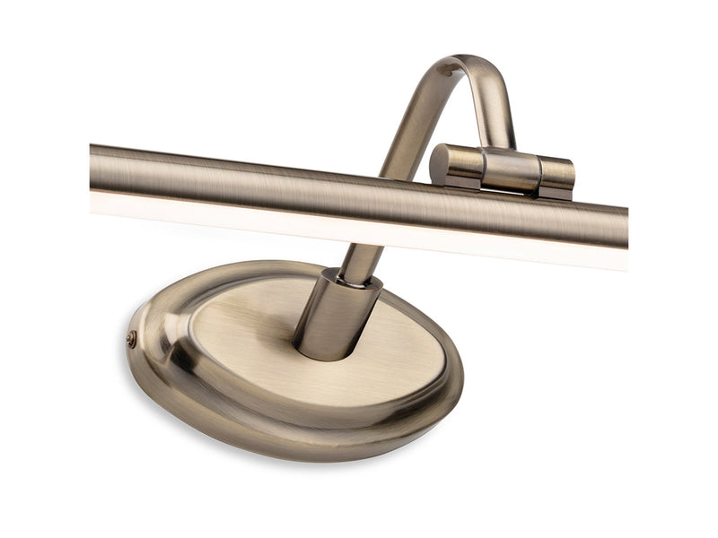 LED Picture Light - 440mm - Antique Brass
