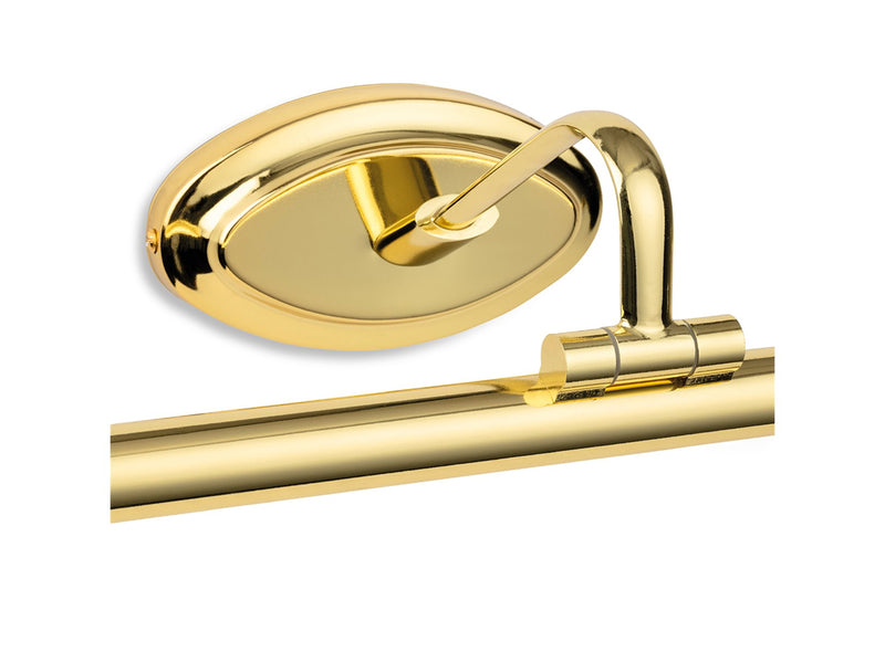 LED Picture Light - 440mm - Polished Brass