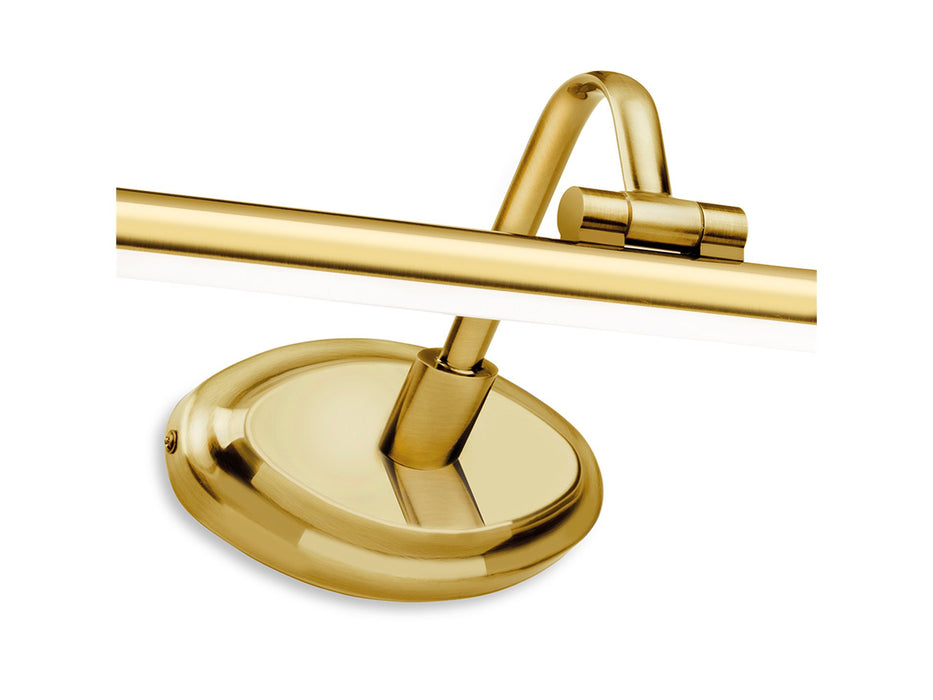 LED Picture Light - 440mm - Polished Brass
