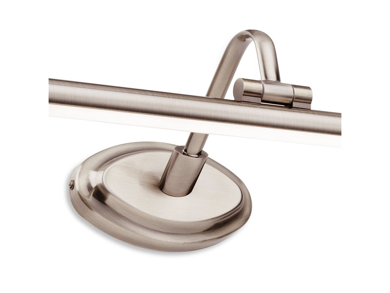 LED Picture Light - 440mm - Brushed Steel