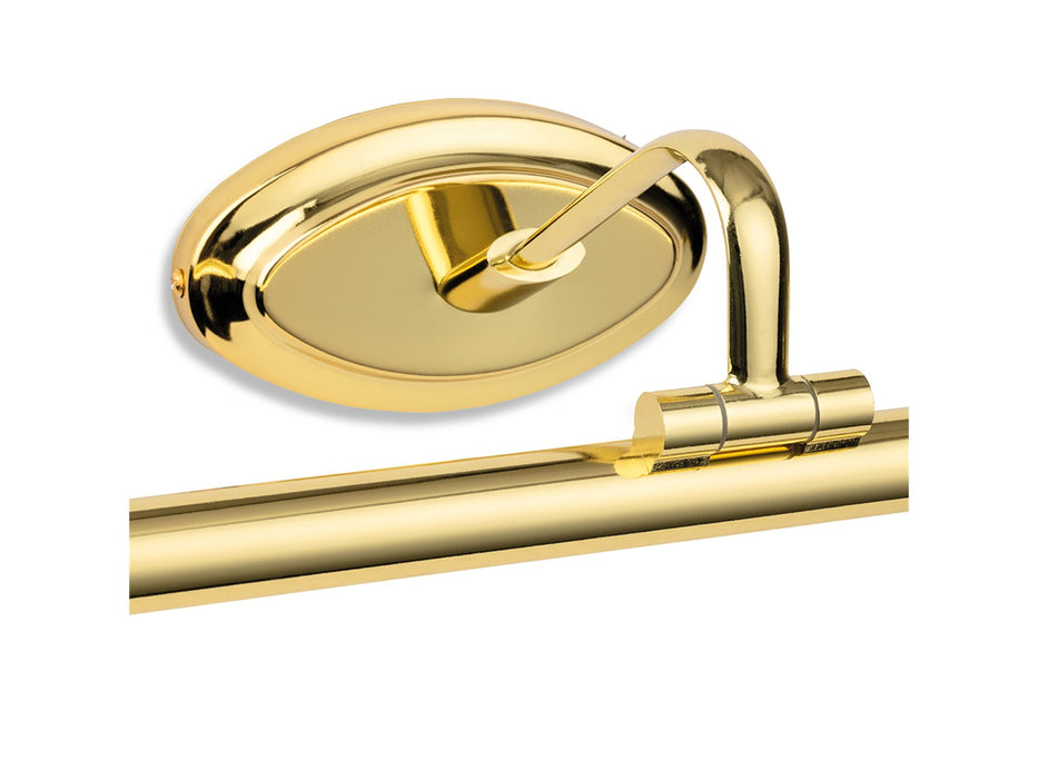 LED Picture Light - 560mm - Polished Brass