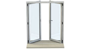 2200mm Origin Anthracite Grey Aluminum Bifold - 2 Section - Home Build Doors