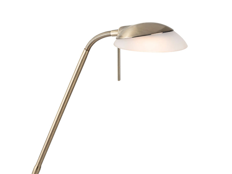 Madrid LED Floor Lamp - Antique Brass