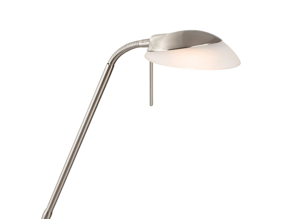 Madrid LED Floor Lamp - Brushed Steel