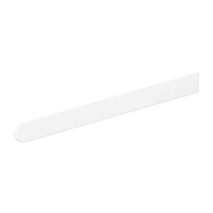 White uPVC Window Board Long End Caps 37mm (300mm Length)