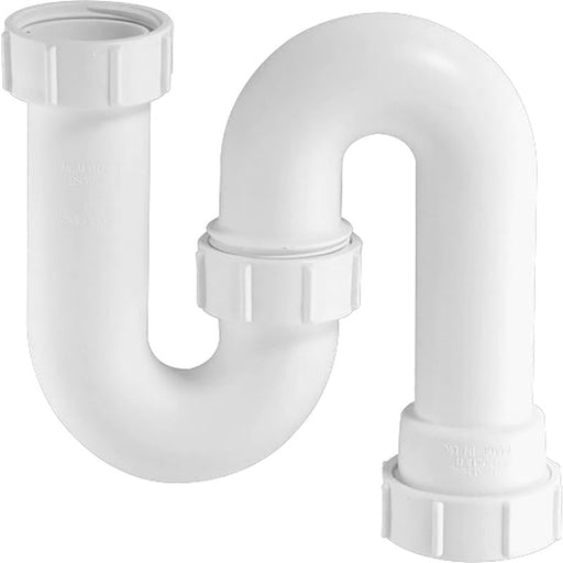 White Easy-Flow Swivel S Trap 40mm