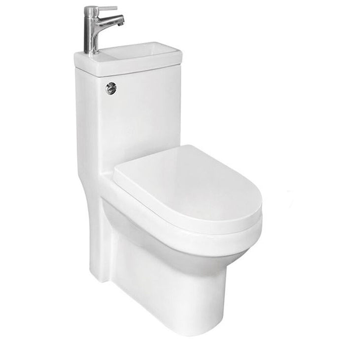 Arley P2 Integrated Toilet Pan and Basin with Tap