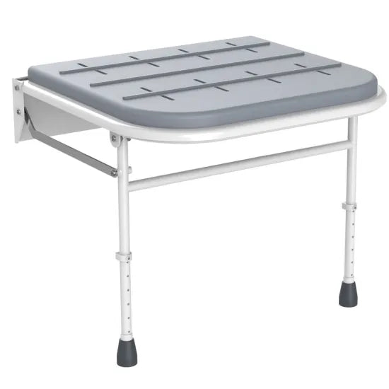 Arley Pro Grey Shower Seat With Legs