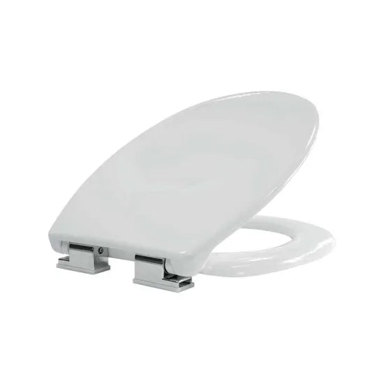 Arley Pro Pluto White Round Soft Close Toilet Seat With Quick Release Hinge