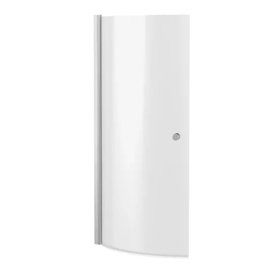 Synergy Vodas 6 Chrome B Shape Hinged Bath Screen With Knob