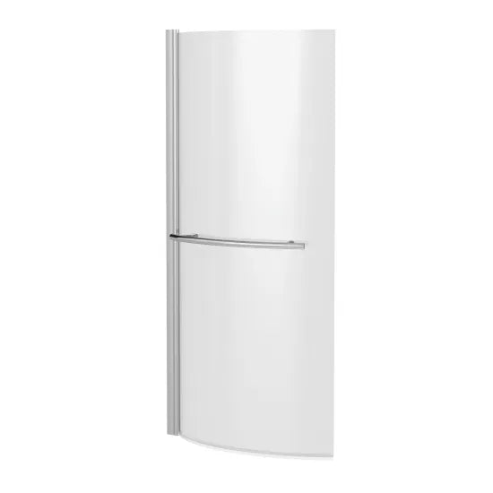 Synergy Vodas 6 Chrome P Shape Bath Screen With Rail