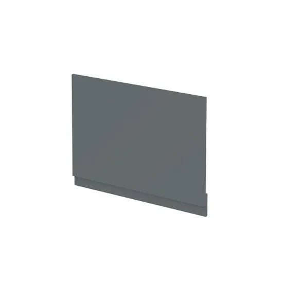 Halite 750mm Matt Grey Waterproof End Bath Panel