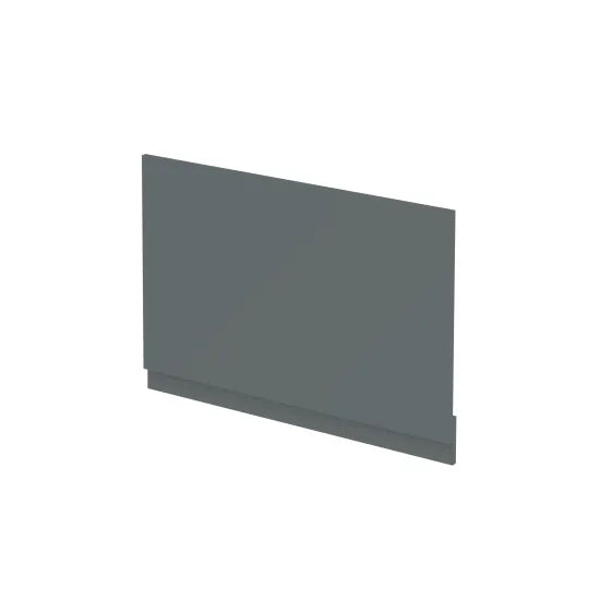 Halite 800mm Matt Grey Waterproof End Bath Panel