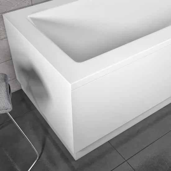 Halite 1600mm White Gloss Waterproof Front Bath Panel