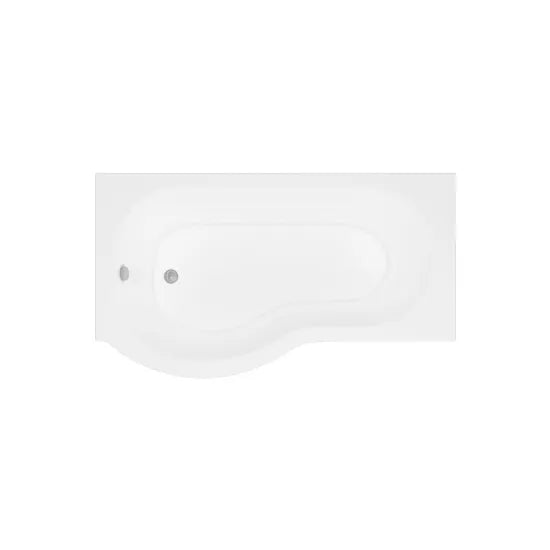 Arley 1600mm Left Handed P-Bath & Side Panel - White