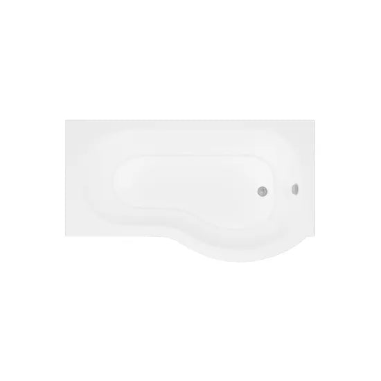 Arley 1700mm Right Handed P-Bath & Side Panel - White