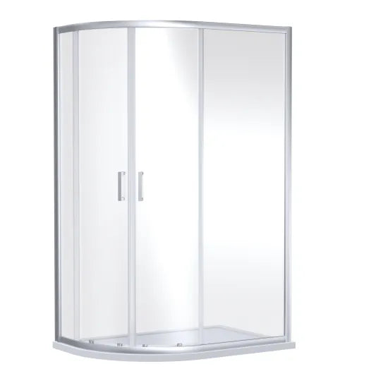 Arley Pro Ralus 6 1200 x 800mm Chrome 2 Door Offset Quadrant Enclosure