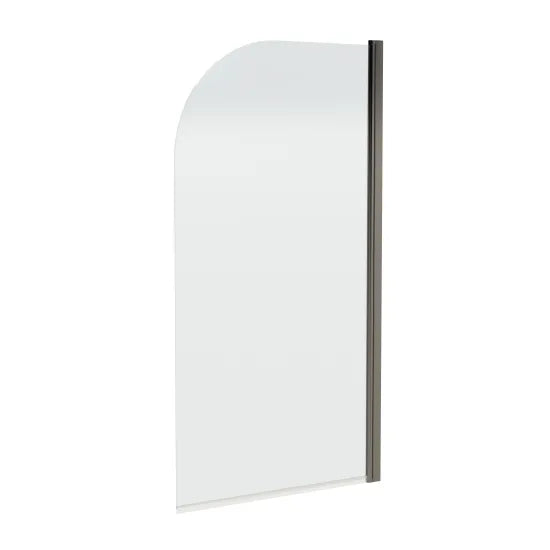 Synergy Vodas 6 Brushed Pewter Round Bath Screen