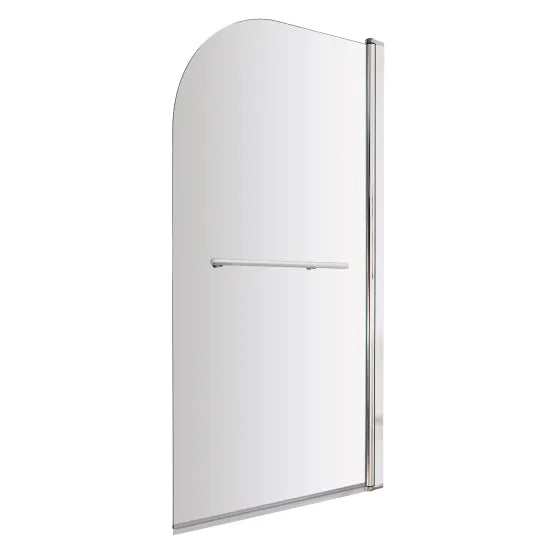 Synergy Vodas 6 Chrome Round Bath Screen With Rail