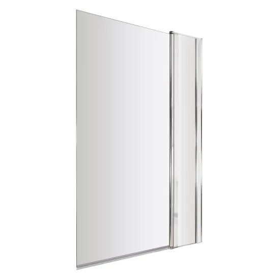 Synergy Square Bath Screen With Fixed Panel - Chrome