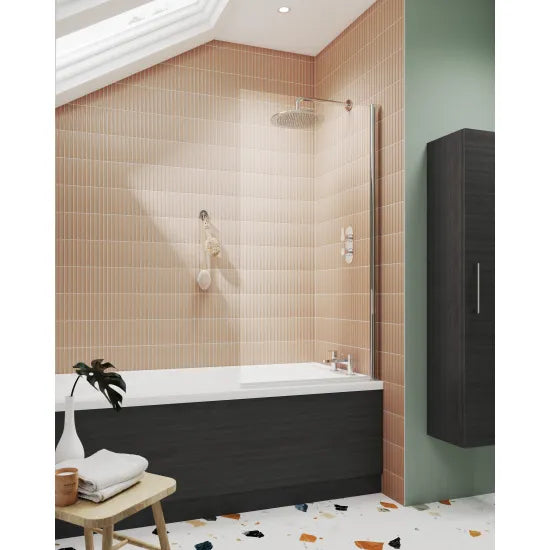 Synergy Vodas 6 Chrome Square Bath Screen