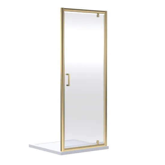 Arley Pro Ralus 6 800mm Brushed Brass Pivot Door