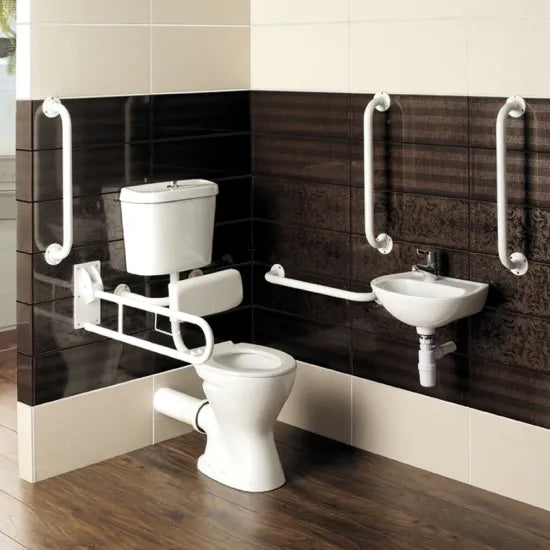 Arley Pro Comfort Rimless Close Coupled Rails Bathroom Doc M Pack