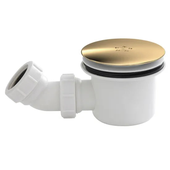 Hydro45 Chrome 90mm Round Fast Flow Shower Waste