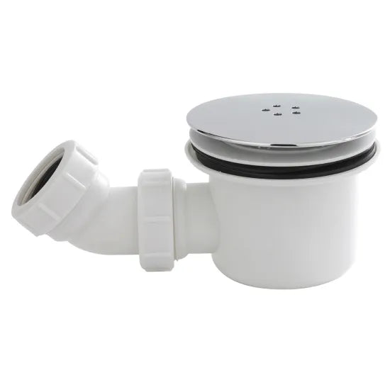 Hydro45 Chrome 90mm Round Fast Flow Shower Waste