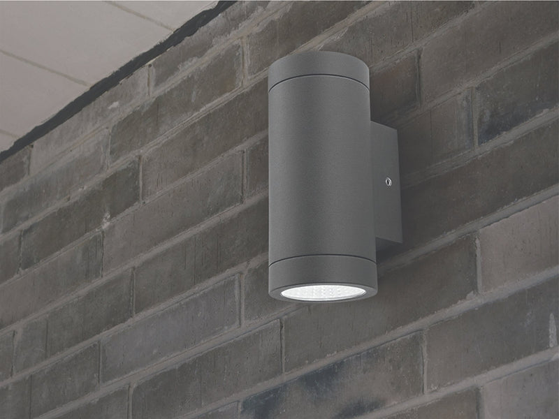 Shelby LED 2 Light Wall - Graphite