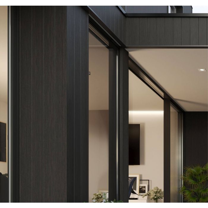 Midnight Black Forma Composite Cladding Board 142mm (3.6m Length)