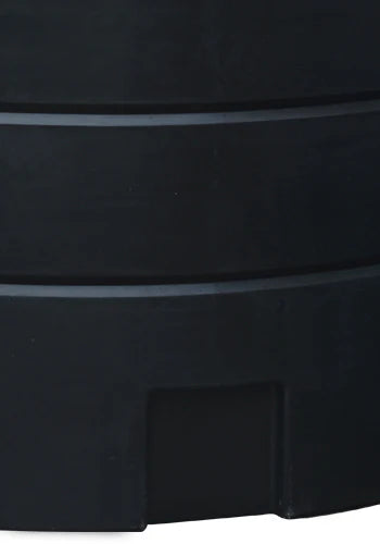 25000 Litre Cylindrical Water Tank - Non Potable - Black