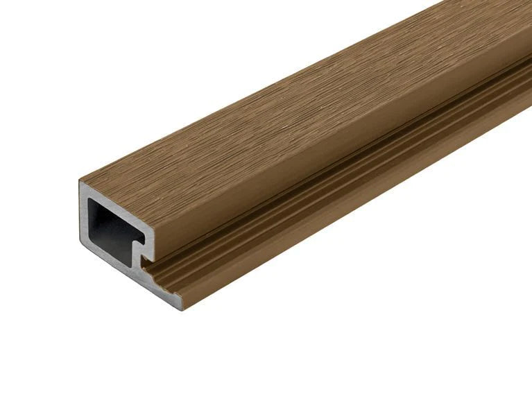 Teak Cladco WPC Slatted Wall Cladding Start Profile 49mm — Trade ...
