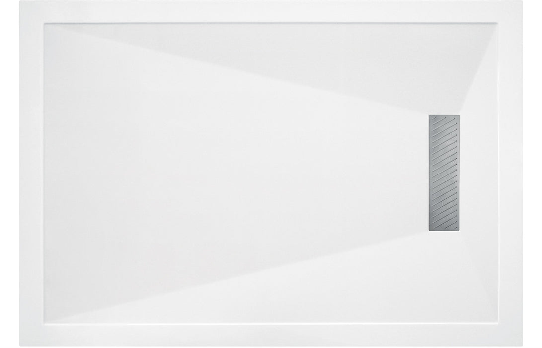 25mm Linear 1000x900mm Slim Rectangular Tray & Waste