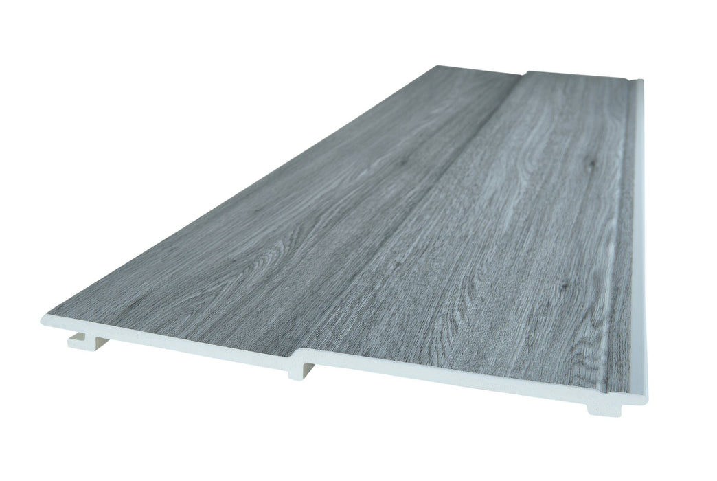 Cumulous Grey NatureClad Double Feather Edge Cladding 270mm (5m Length)
