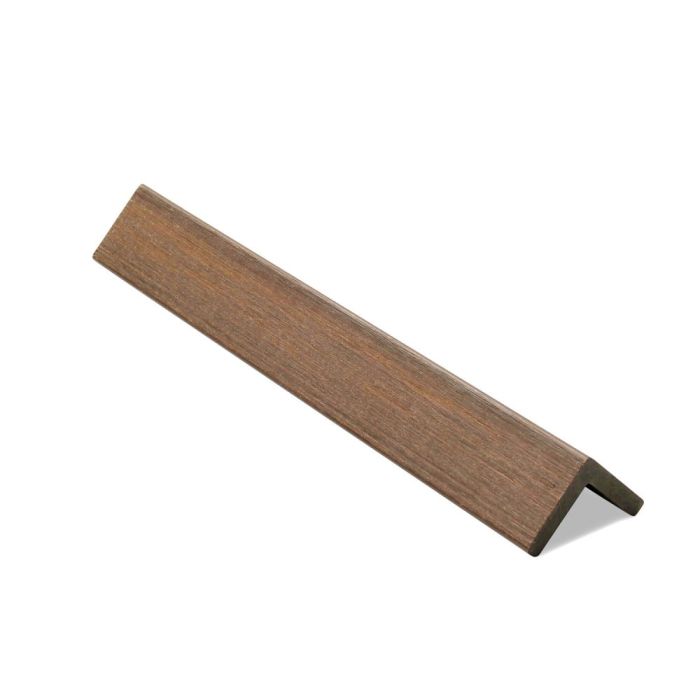 Spiced Oak Forma Composite Decking Angle Trim 40mm (3m Length)
