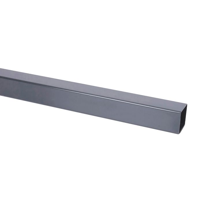 Anthracite Grey Square Guttering Downpipe 65mm (2.5m Length)